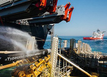 Завершено строительство морского участка первой нитки "Турецкого потока"