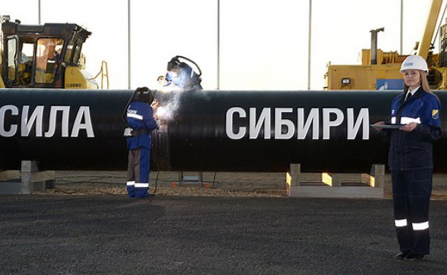 «Газпром» построил две трети газопровода в Китай «Сила Сибири»