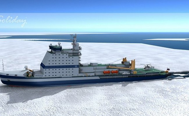 На Балтийском заводе заложен атомный двухосадочный ледокол «Сибирь»