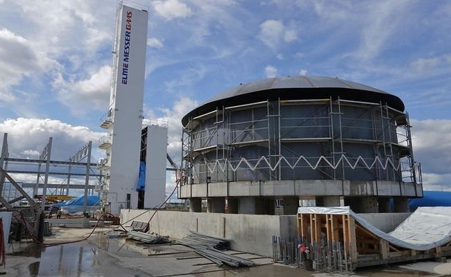Строительство завода в Псковской области по производству промгазов выполнены на 50%