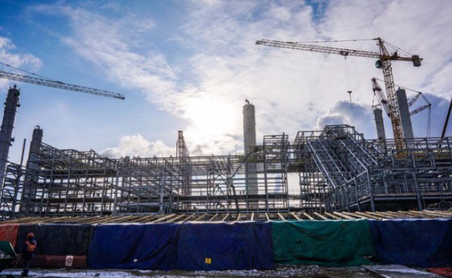 Строительство «ЗапСибНефтехим» в декабре 2016 года