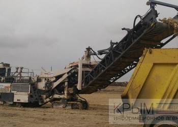 Ход строительства участка трассы «Таврида»
