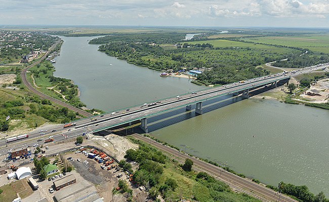 На трассе М4 после реконструкции открылся Аксайский мост через р. Дон