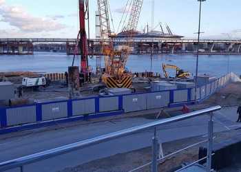 В Санкт-Петербурге началось строительство моста через Большую Невку