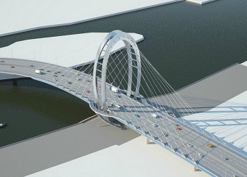 В Санкт-Петербурге началось строительство вантового моста через Малую Неву