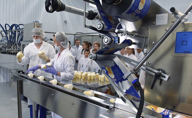 В Тюменской области открылся новый завод по производству мороженого