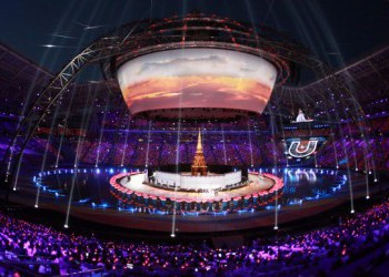 Открытие XXVII Всемирной летней Универсиады 2013