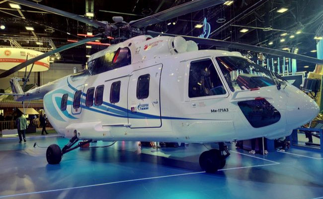 «Вертолеты России» представили многоцелевой Ми-171А3 на Петербургском газовом форуме