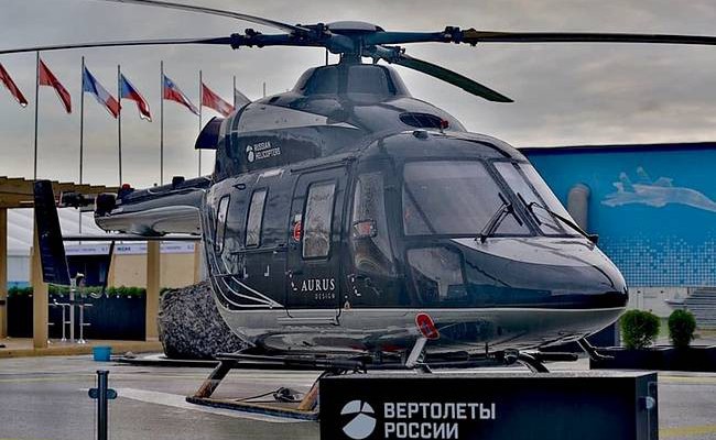 Вертолет люкс-класса в стиле Aurus впервые представили на МАКС-2019