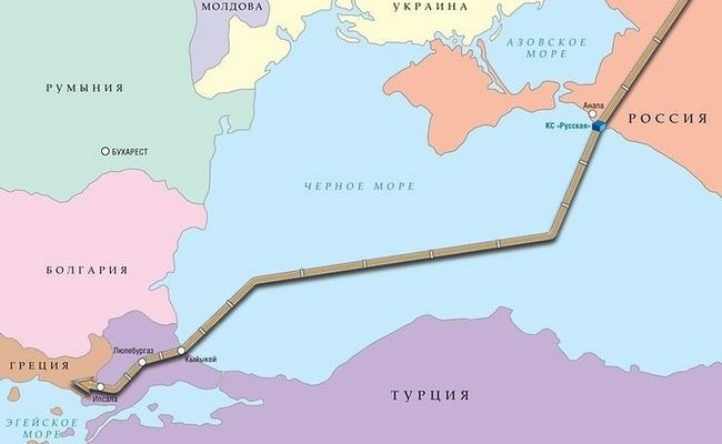 Началось заполнение газом первой нитки «Турецкого потока» в рамках пуско-наладки