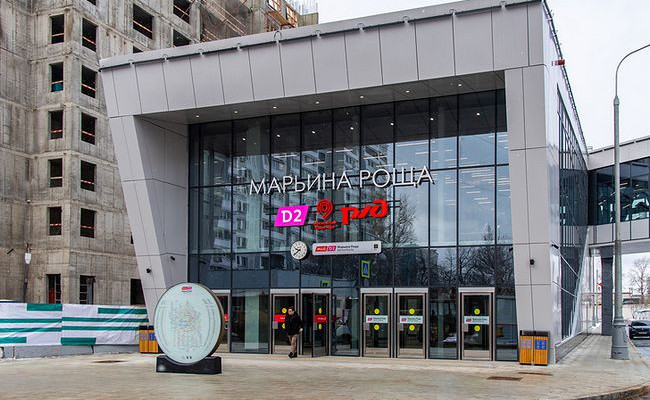 В Москве открыли пригородный вокзал «Марьина Роща» МЦД-2