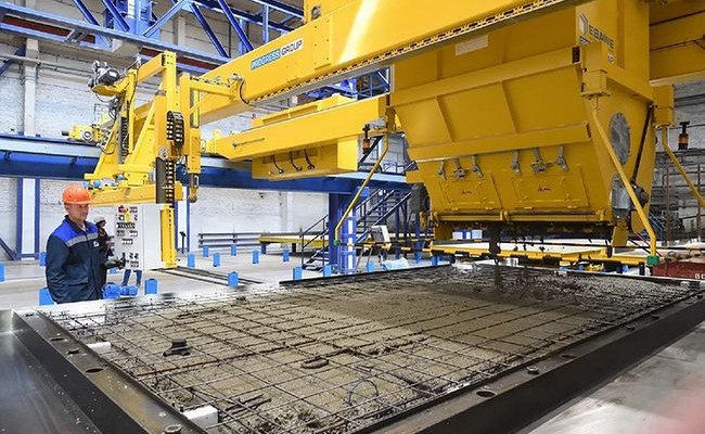 Ростокинский завод железобетонных конструкций открыл новую производственную линию в Москве