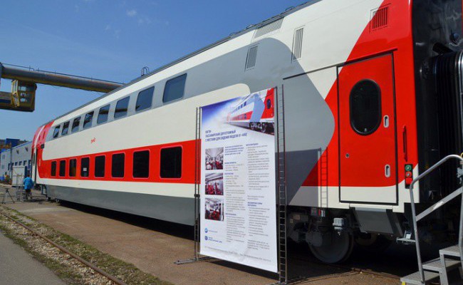 Российские двухэтажные вагоны получили призы на выставке в США