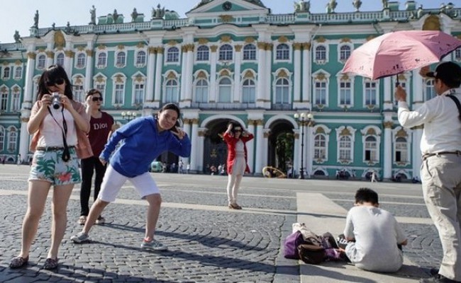 В Петербурге растет поток иностранных туристов
