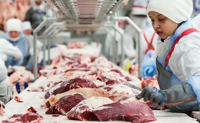 Россия в первой половине 2020 года в 2,2 раза нарастила экспорт мяса